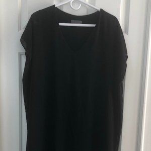 HUDSON GRAY Classic Black Lined Sheath Dress